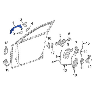 Mercedes-Benz OE - Front Left Outer Exterior Door Handle