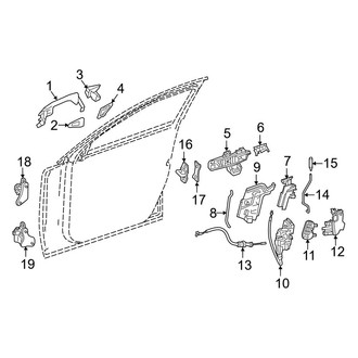 Mercedes-Benz OE - Front Door - Lock & Hardware