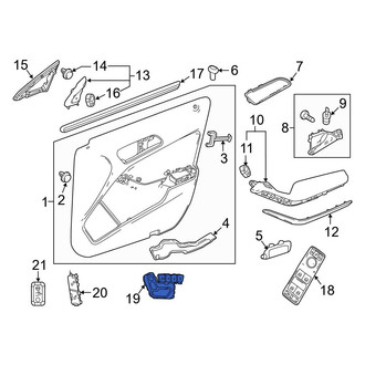 Mercedes-Benz OE - Front Left Power Seat Switch