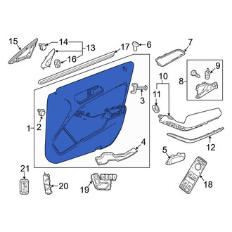 Mercedes-Benz OE - Front Inner Door Interior Trim Panel