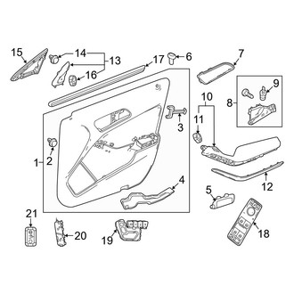 Mercedes-Benz OE - Front Door - Interior Trim