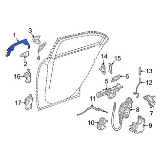 Mercedes-Benz OE - Front Right Outer Exterior Door Handle