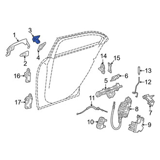 Mercedes-Benz OE - Front Left Exterior Door Handle Cover