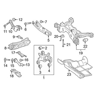 Mercedes-Benz OE - Rear Suspension - Suspension Components (FWD)