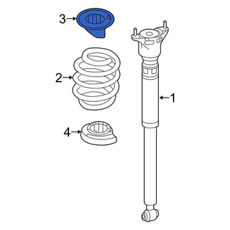 Mercedes-Benz OE - Upper Coil Spring Insulator