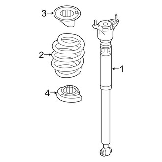Mercedes-Benz OE - Rear Suspension - Shocks & Components (FWD)