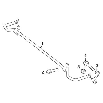 Mercedes-Benz OE - Rear Suspension - Stabilizer Bar & Components (4Matic)