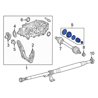 Mercedes-Benz OE - Rear CV Joint Boot Kit