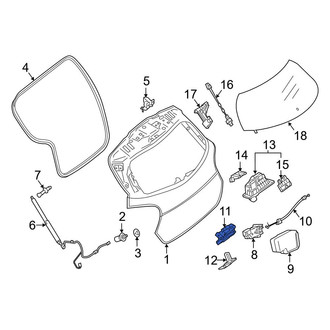 Mercedes-Benz OE - Rear Liftgate Latch