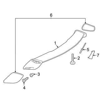 Mercedes-Benz OE - Lift Gate - Spoiler
