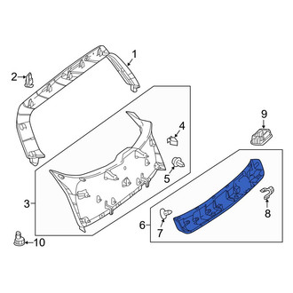 Mercedes-Benz OE - Rear Lower Liftgate Trim