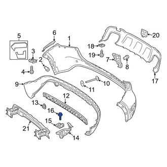 Mercedes-Benz OE - Bumper Guide Bolt