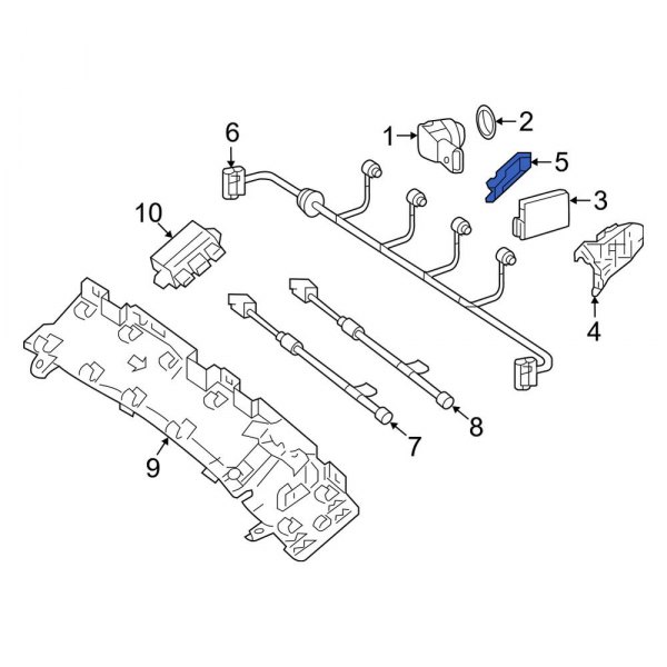 Blind Spot Detection System Warning Sensor Bracket