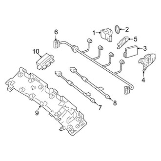 Mercedes-Benz OE - Rear Bumper - Electrical Components (With AMG Line)