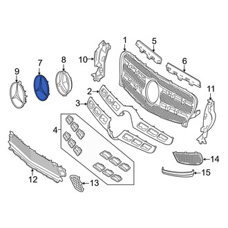 Mercedes-Benz OE - Front Grille Emblem