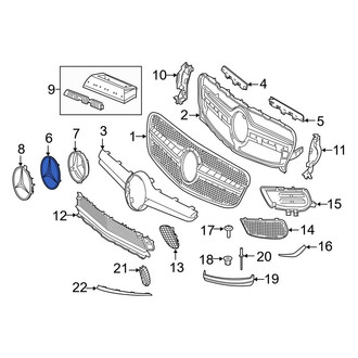 Mercedes-Benz OE - Front Grille Emblem