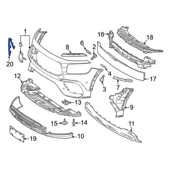 Mercedes-Benz OE - Front Bumper Trim