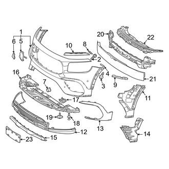 Mercedes-Benz OE - Front Bumper & Grille - Bumper & Components