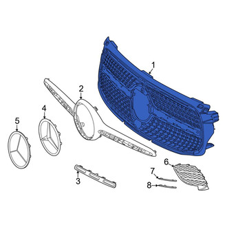 Mercedes-Benz OE - Front Upper Grille