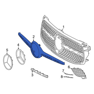 Mercedes-Benz OE - Front Grille Molding
