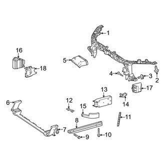 Mercedes-Benz OE - Radiator Support