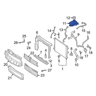 Mercedes-Benz OE - Engine Coolant Reservoir