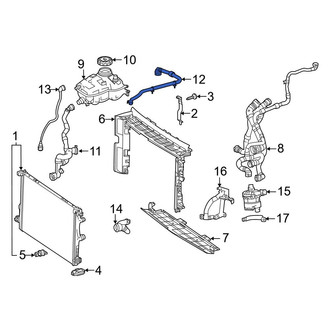 Mercedes-Benz OE - Engine Coolant Overflow Hose