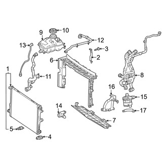 Mercedes-Benz OE - Cooling - Radiator & Components (Primary Radiator)