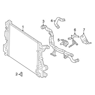 Mercedes-Benz OE - Cooling - Radiator & Components (Auxiliary Radiator)