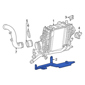 Mercedes-Benz OE - Intercooler Bracket