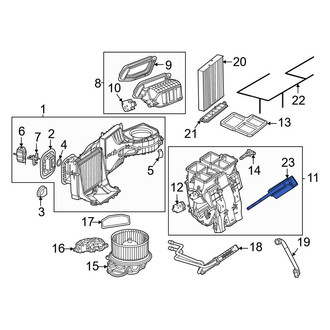 Mercedes-Benz OE - HVAC Heater Core Heater Element