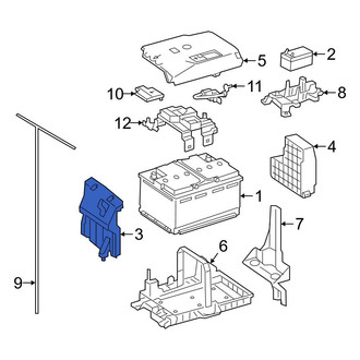 Mercedes-Benz OE - Front Battery Cover