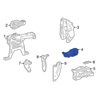 Mercedes-Benz OE - Lower Engine Support Rod