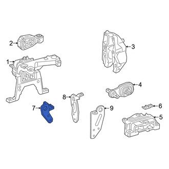 Mercedes-Benz OE - Front Engine Mount Bracket