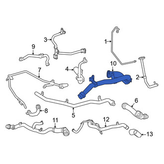 Mercedes-Benz OE - Turbocharger Coolant Line