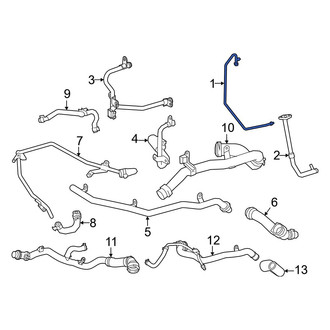 Mercedes-Benz OE - Turbocharger Oil Line