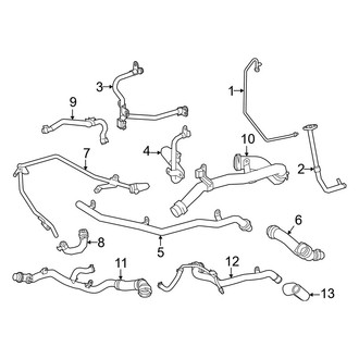 Mercedes-Benz OE - Engine - Turbocharger & Components (Oil & Water Tubes), (Base / 4Matic)