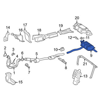 Mercedes-Benz OE - Exhaust Muffler