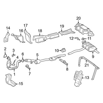 Mercedes-Benz OE - Exhaust System - Exhaust Components