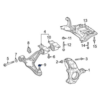 Mercedes-Benz OE - Suspension Control Arm Nut