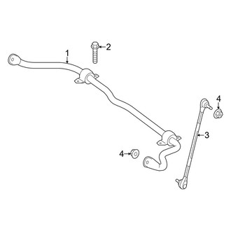 Mercedes-Benz OE - Front Suspension - Stabilizer Bar & Components (Base / 4Matic)