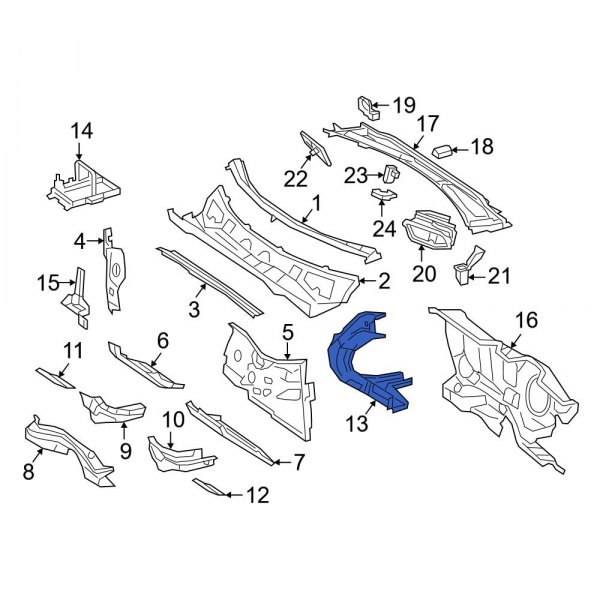 Cowl Bracket