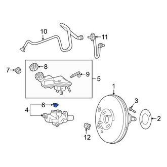 Mercedes-Benz OE - Brake Master Cylinder Reservoir Gasket