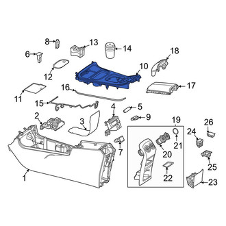Mercedes-Benz OE - Front Console Trim Panel
