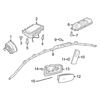 Mercedes-Benz OE - Restraint Systems - Air Bag Components (Air Bags)