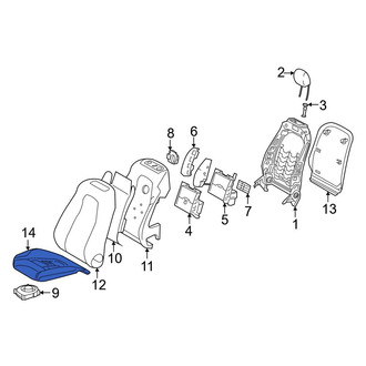 Mercedes-Benz OE - Front Right Seat Cushion Foam