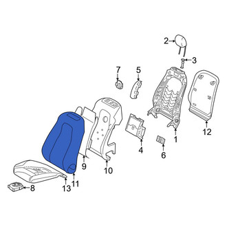 Mercedes-Benz OE - Front Right Seat Back Cushion Cover