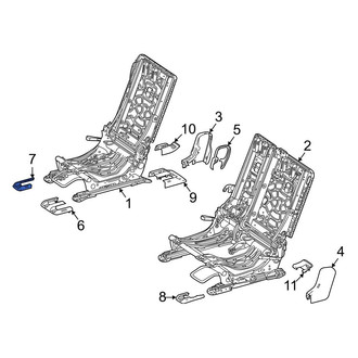 Mercedes-Benz OE - Seat Track Cover