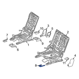 Mercedes-Benz OE - Seat Track Cover