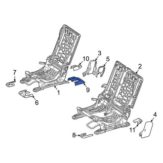 Mercedes-Benz OE - Seat Track Cover
